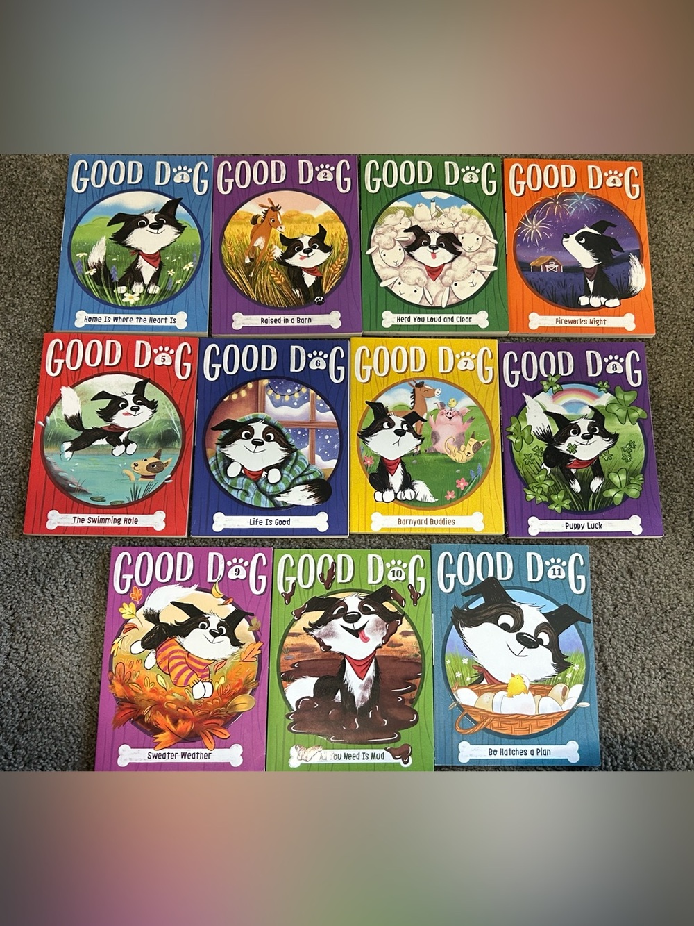 Good Dog Children’s Books Set 1 -11 Ages 5-9 1st-2nd grade Reading level 1&2
